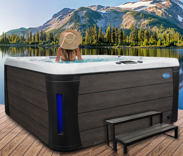 Calspas hot tub being used in a family setting - hot tubs spas for sale Yuba City